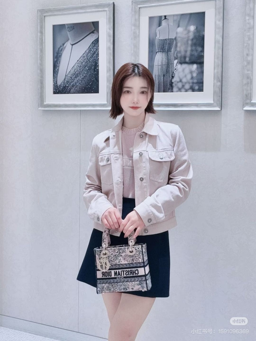 CD 25fw printed jacket