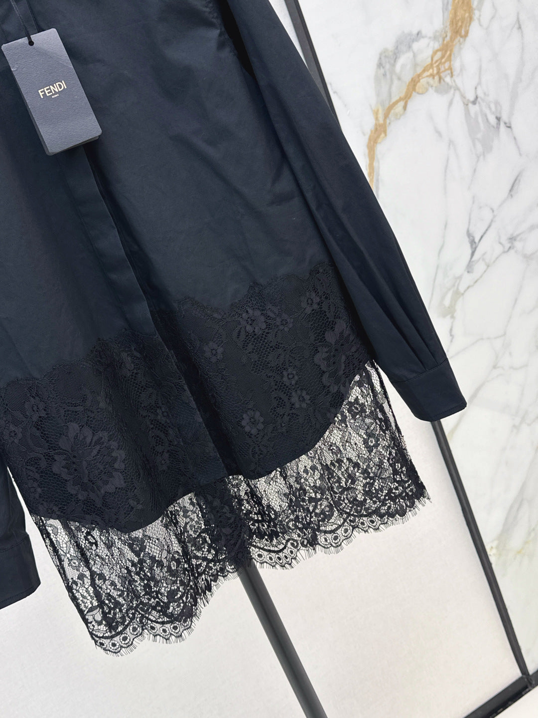 Fend 25fw lace shirt