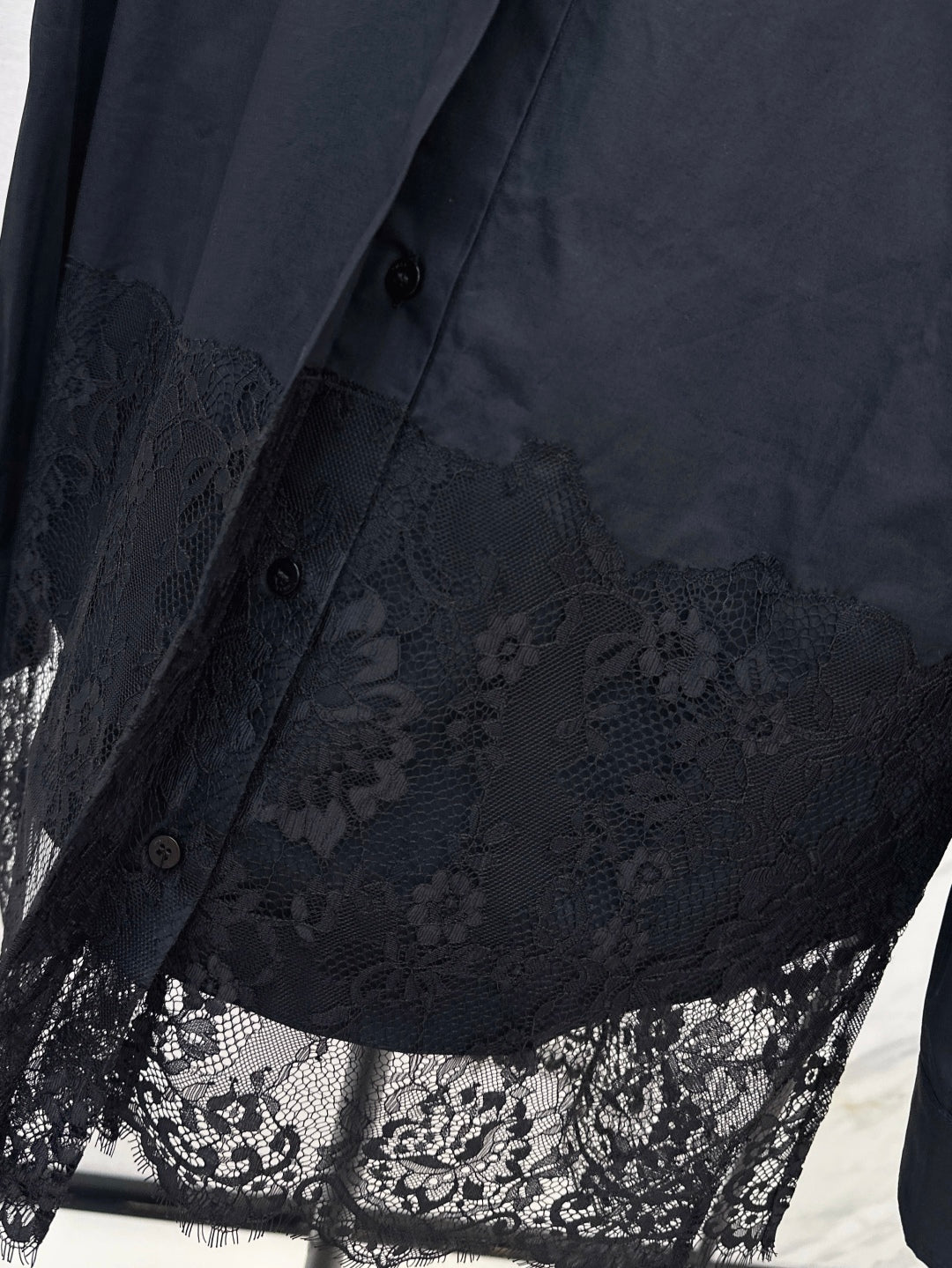 Fend 25fw lace shirt
