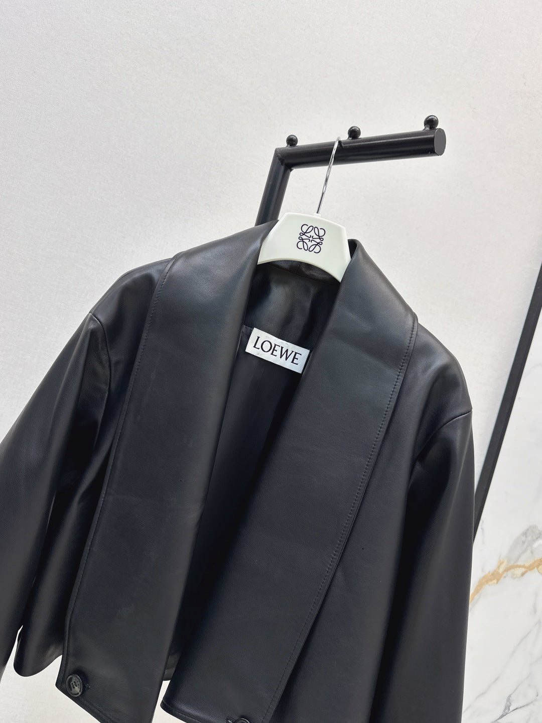 Loe 25fw leather jacket