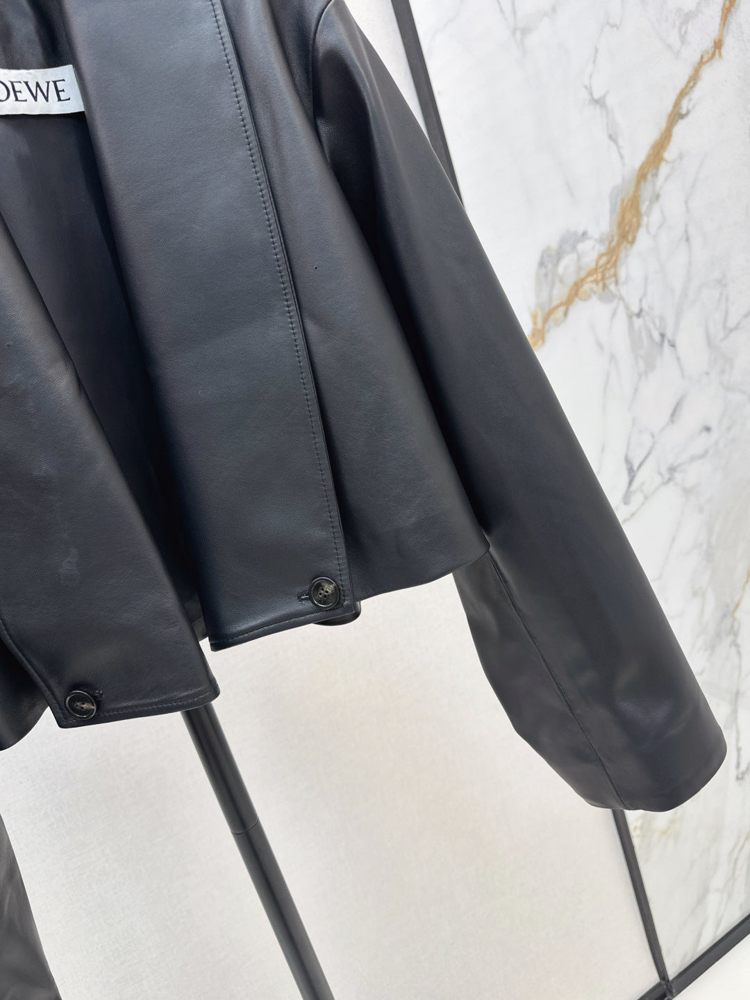 Loe 25fw leather jacket