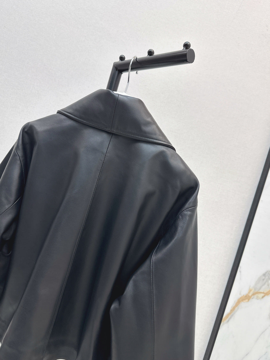 Loe 25fw leather jacket