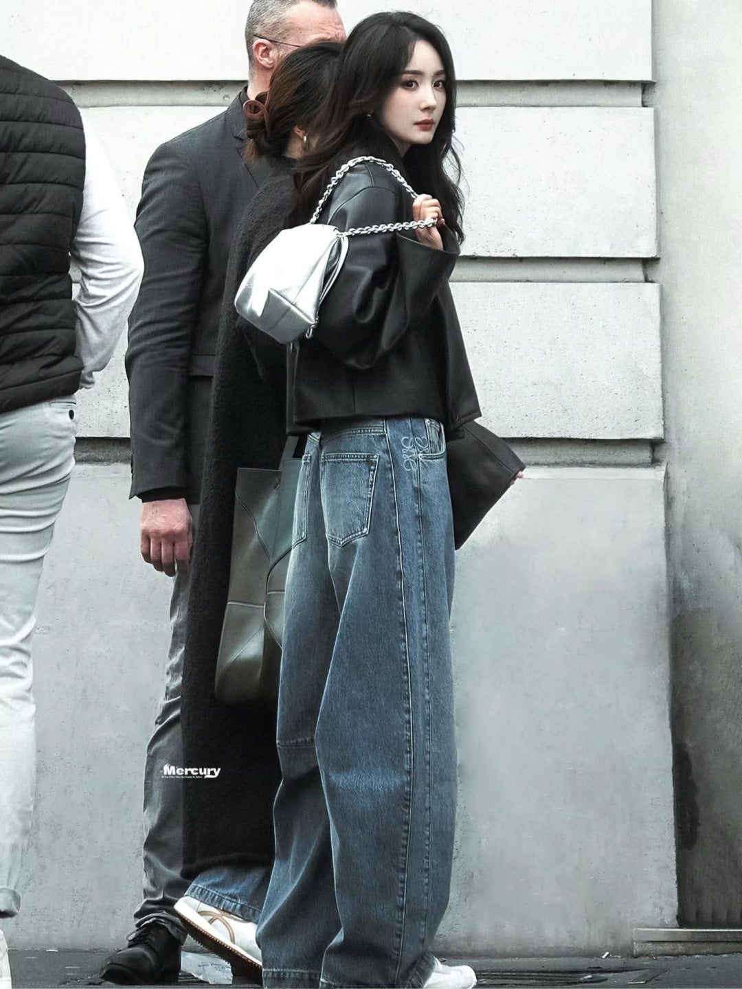 Loe 25fw leather jacket