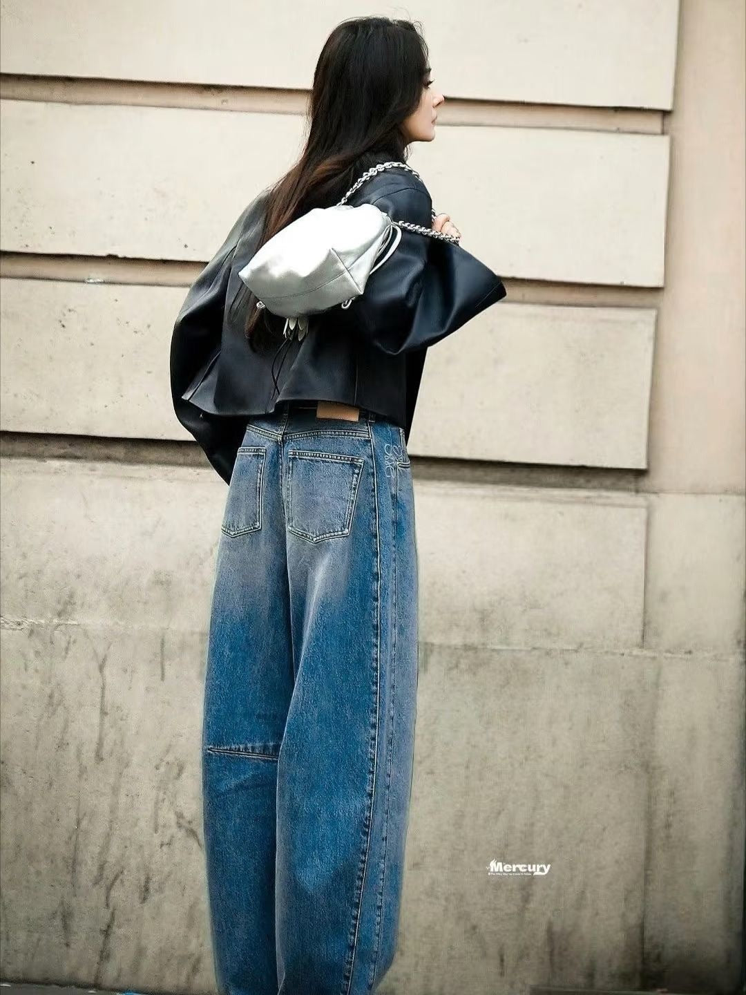 Loe 25fw leather jacket