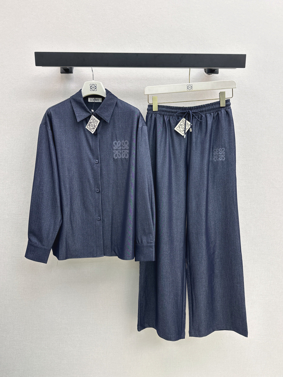 Loe 25fw denim shirt