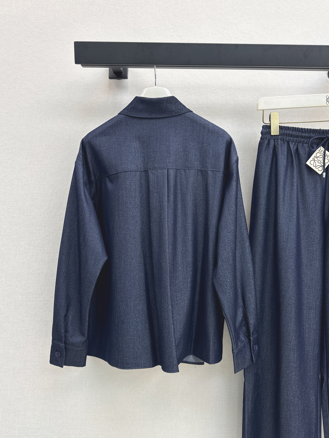 Loe 25fw denim shirt