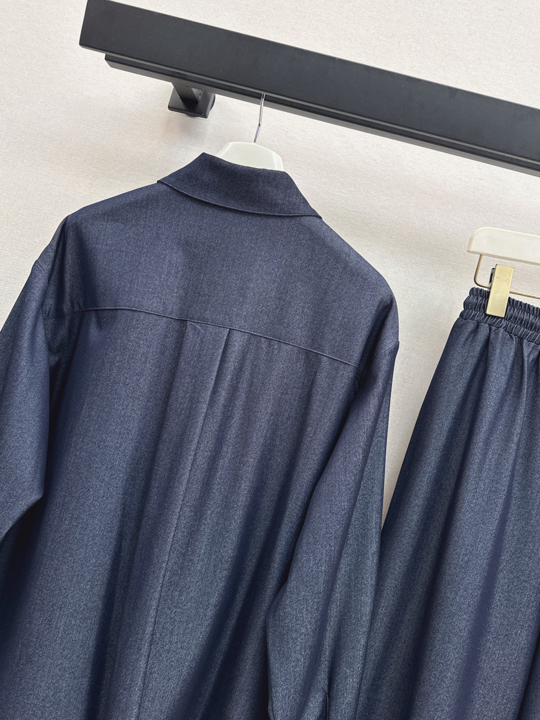 Loe 25fw denim shirt