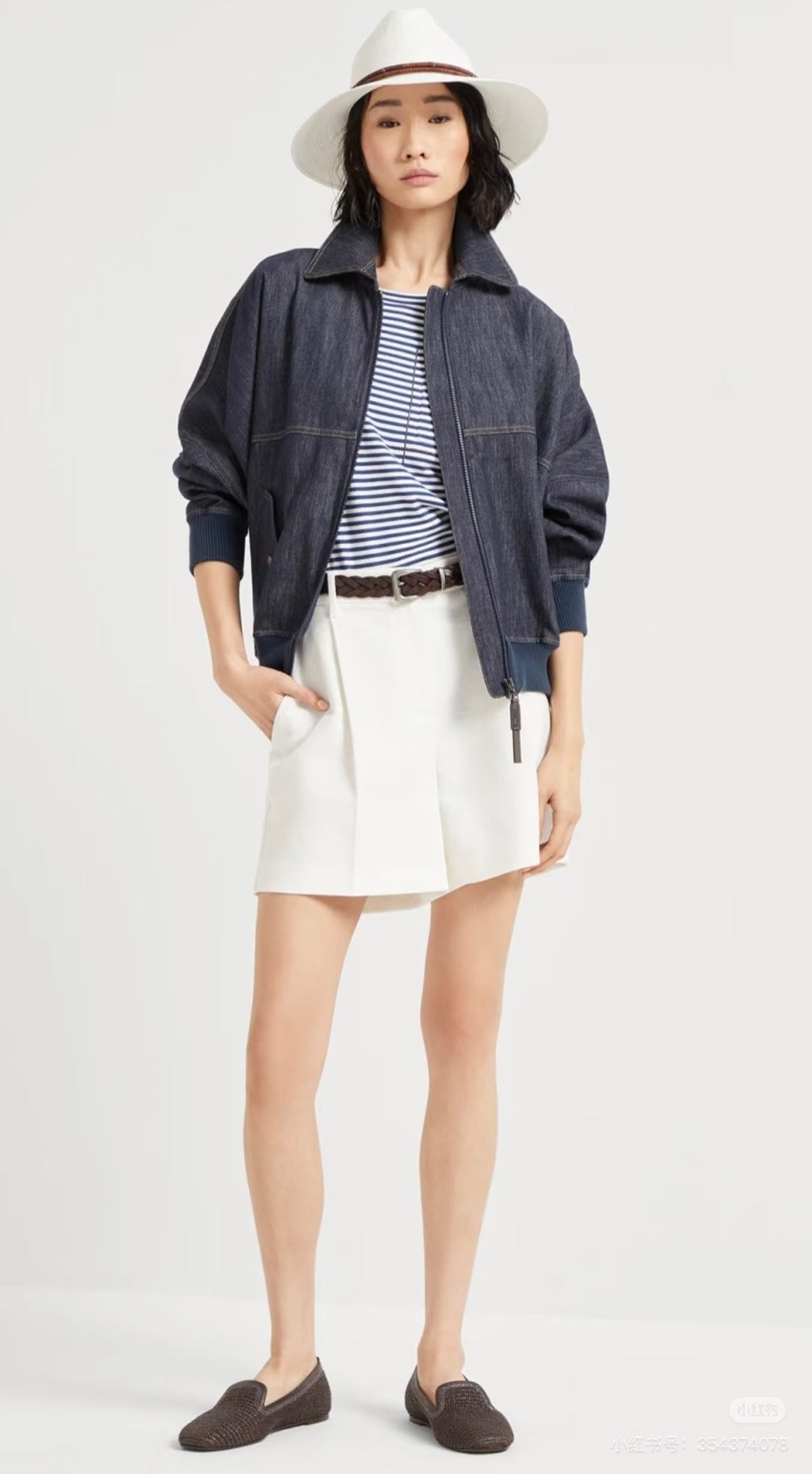 Brun 25fw denim jacket
