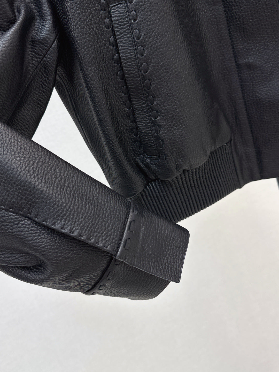 Pra 25fw leather jacket