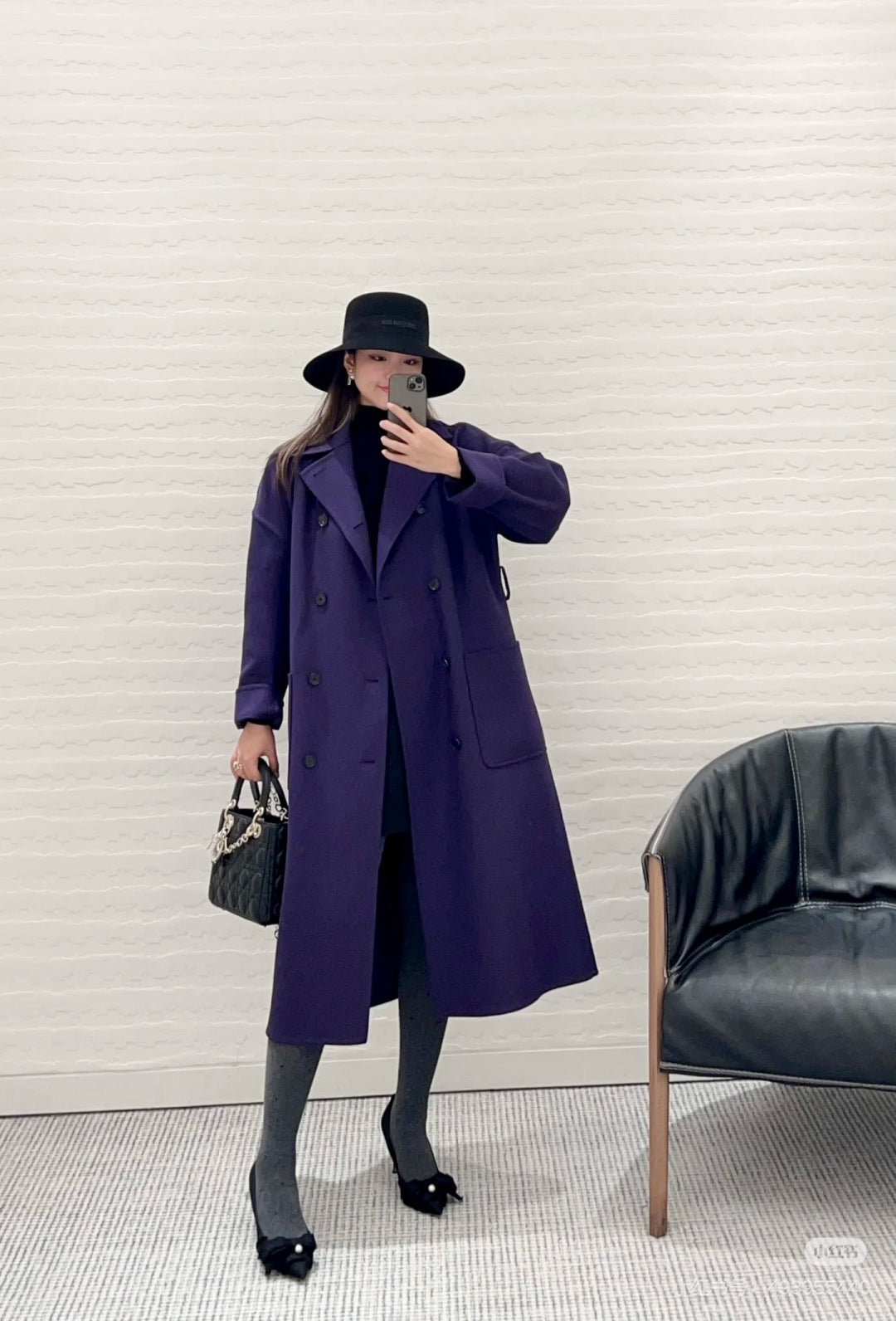 CD 25fw cashmere coat