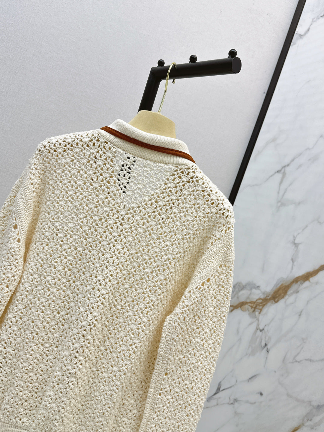 Miu 25fw knitted jacket