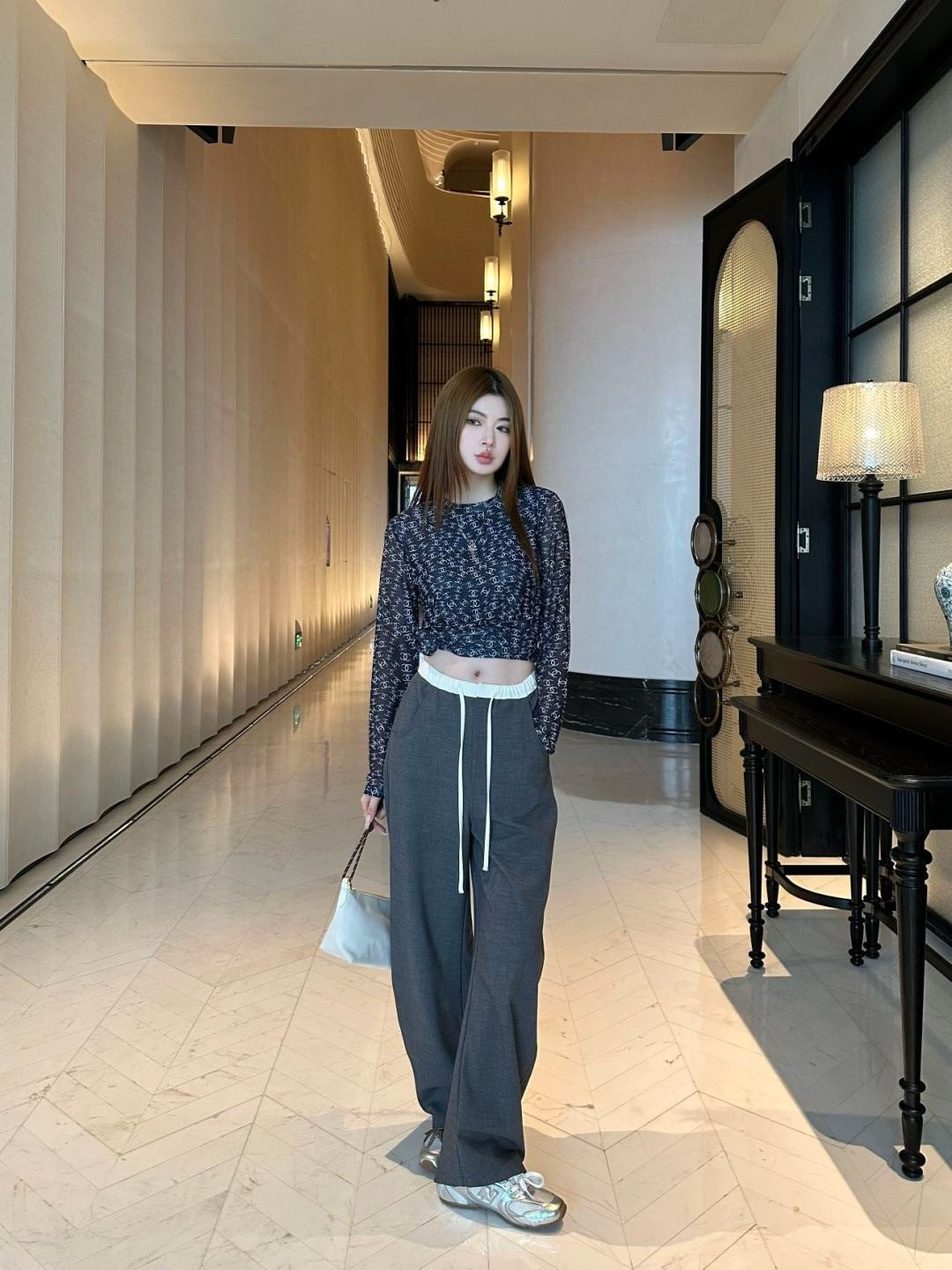 Chan 25fw printed shirt