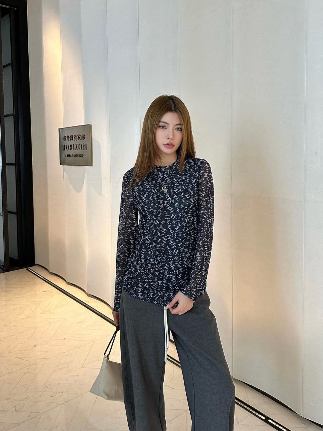 Chan 25fw printed shirt