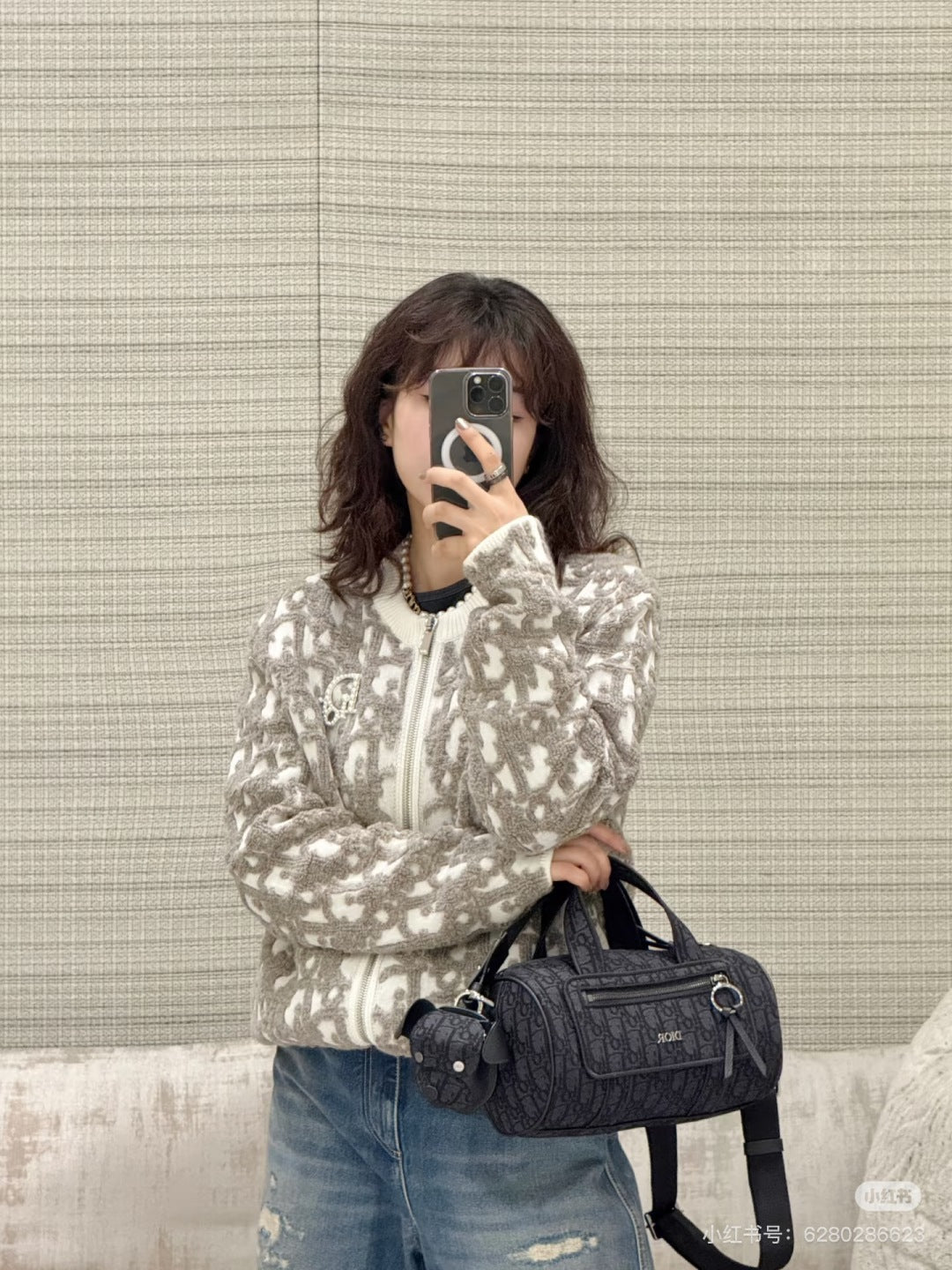 CD 25fw jacquard jacket