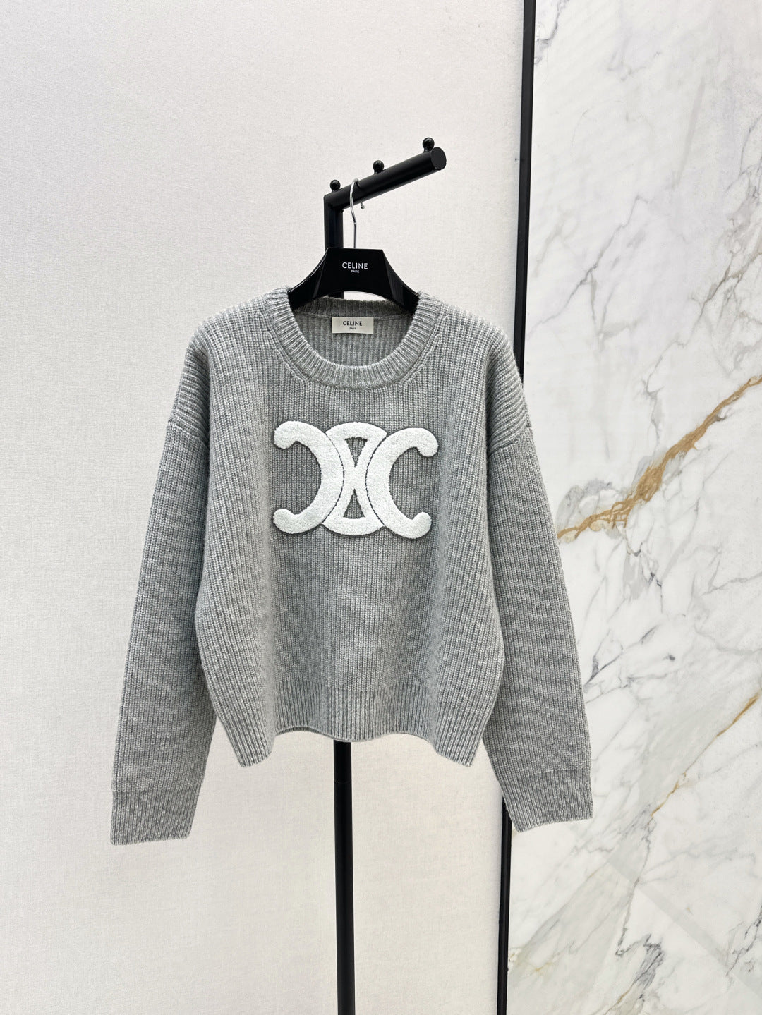Celi 25fw embroidered sweater