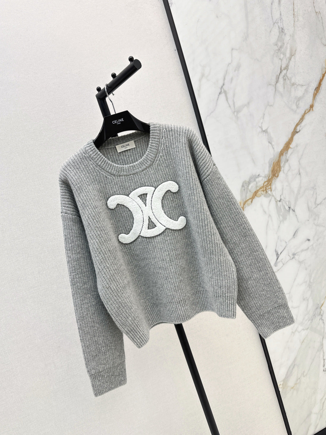 Celi 25fw embroidered sweater