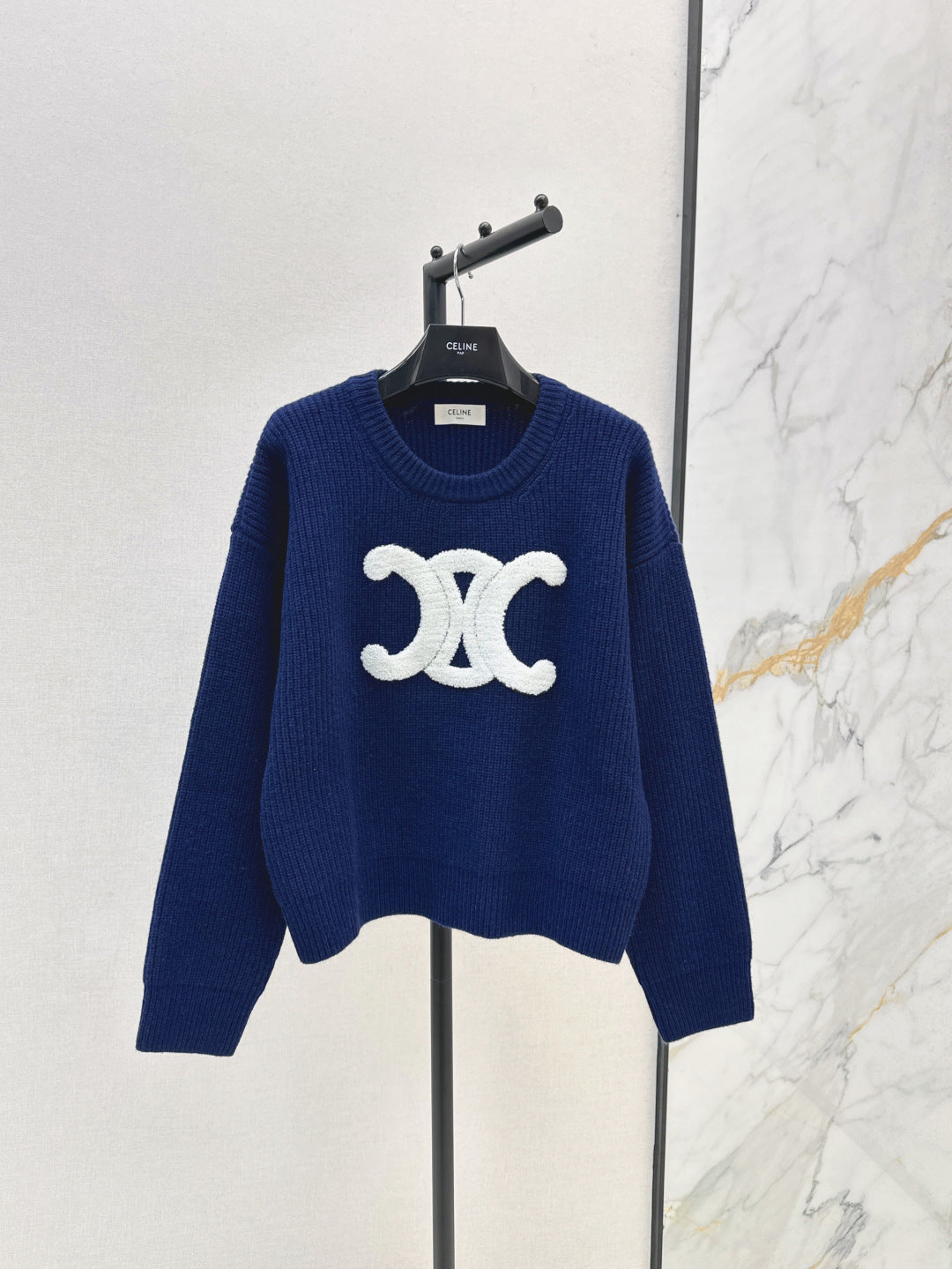 Celi 25fw embroidered sweater
