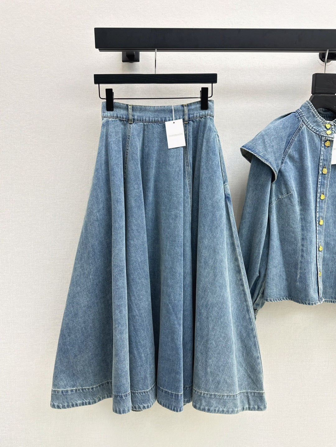 Zimm 25fw denim skirt