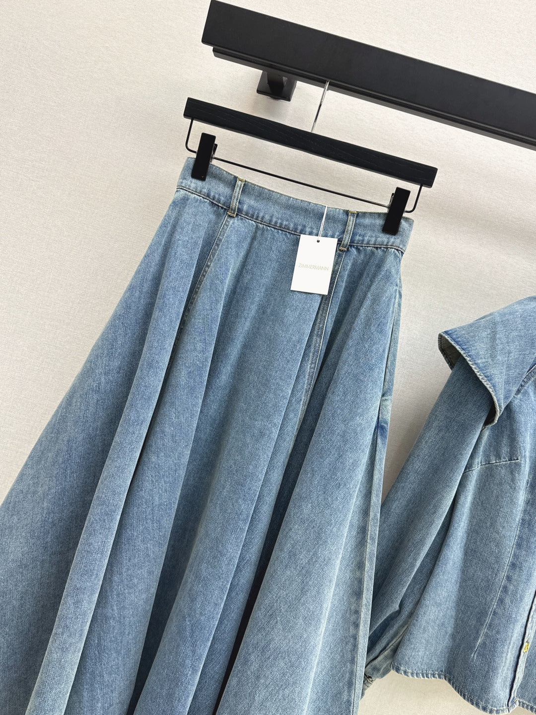 Zimm 25fw denim skirt