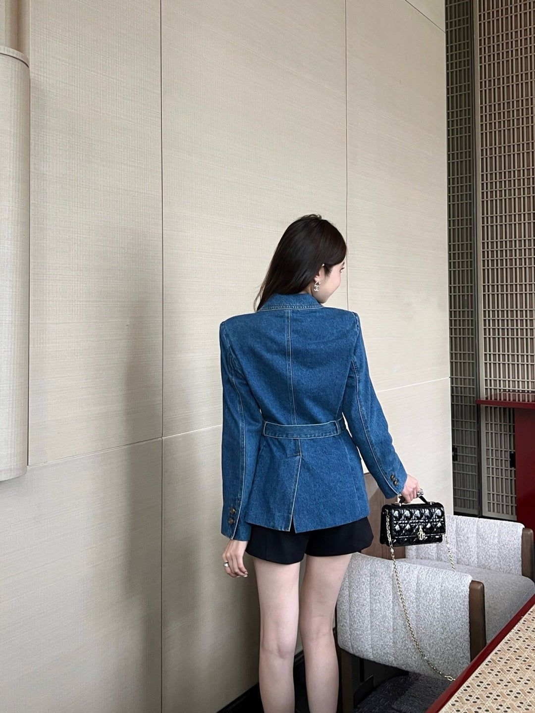 Saint lau 25fw denim jacket