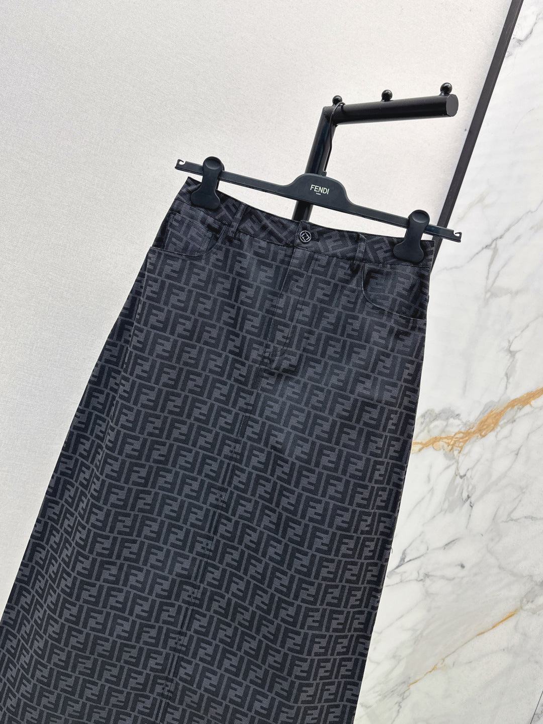 Fend 25fw jacquard skirt