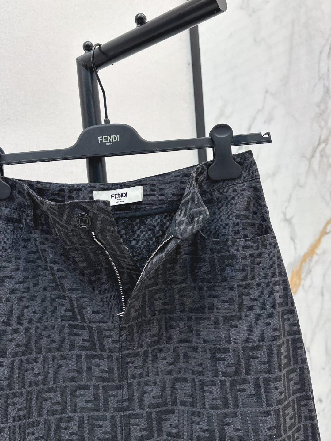 Fend 25fw jacquard skirt
