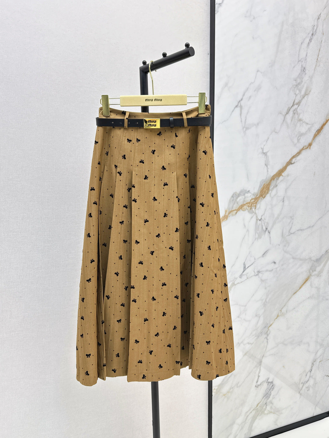 Miu 25fw jacquard skirt
