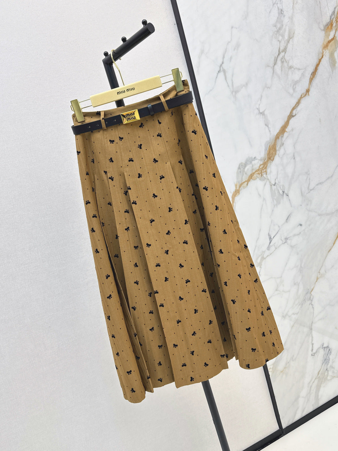 Miu 25fw jacquard skirt