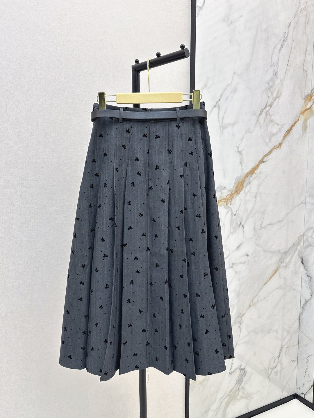 Miu 25fw jacquard skirt