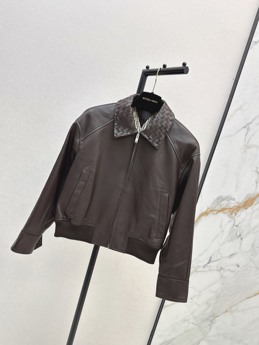 Bottega 25fw leather jacket