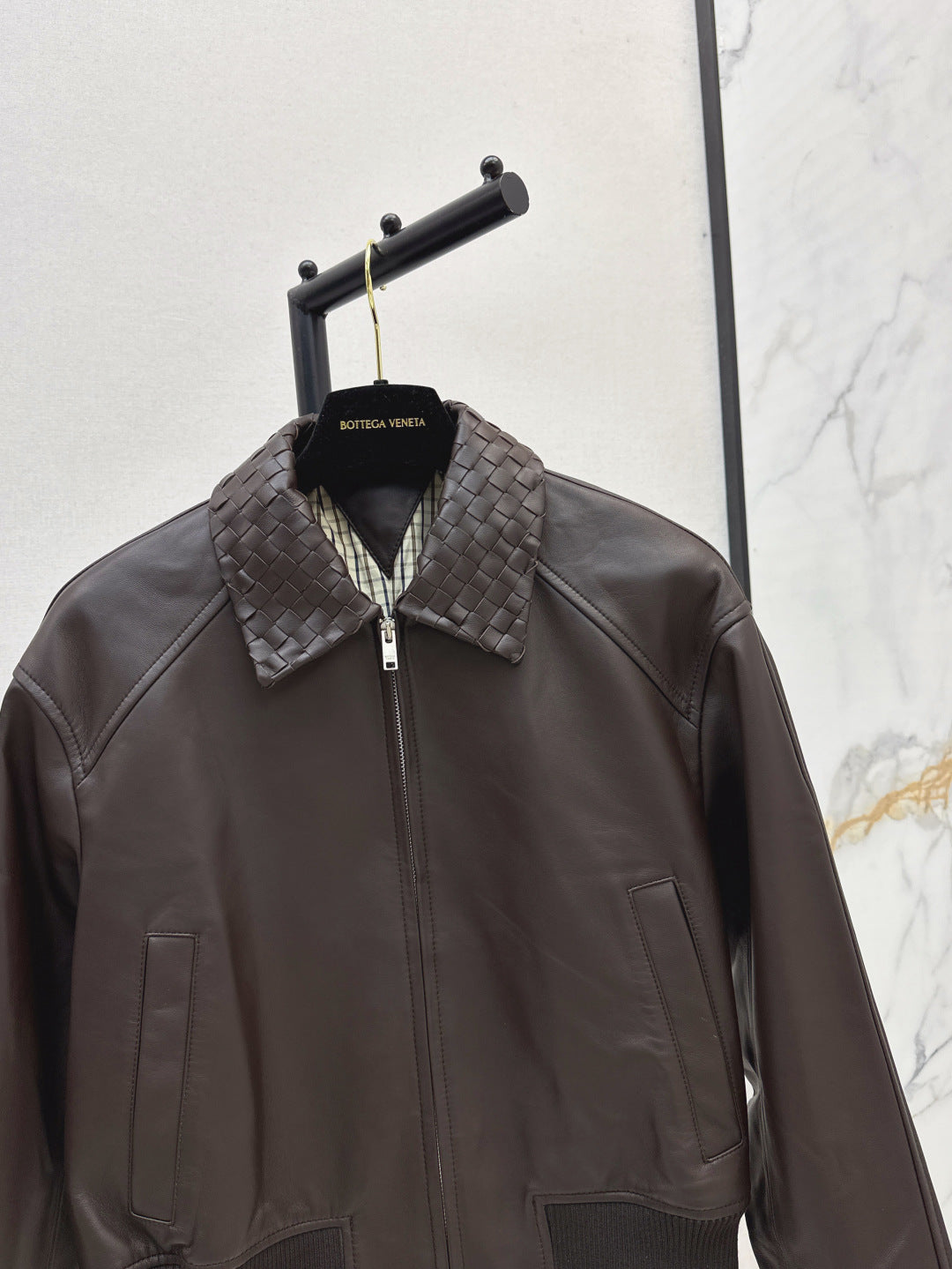 Bottega 25fw leather jacket