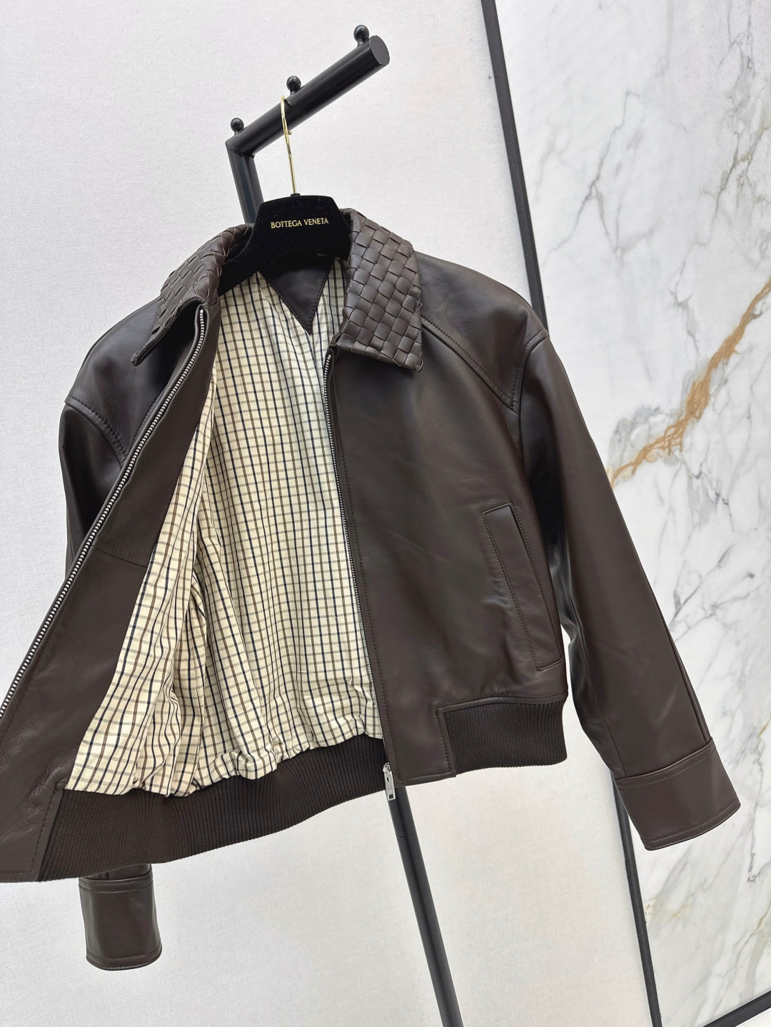 Bottega 25fw leather jacket