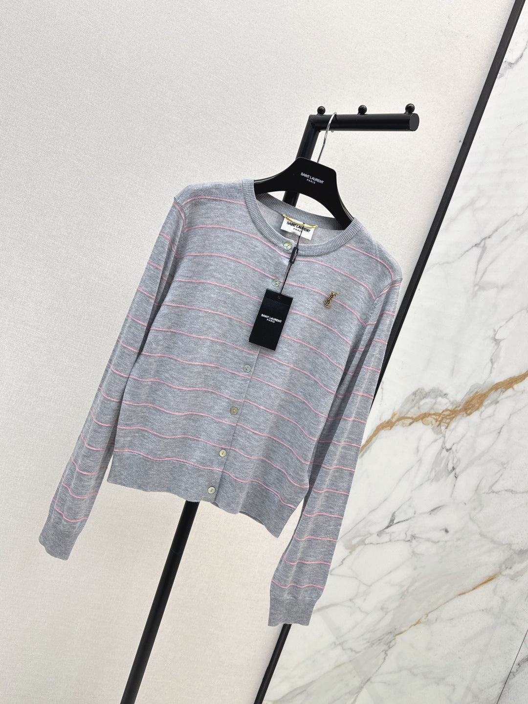 Saint lau 25fw knitted cardigan