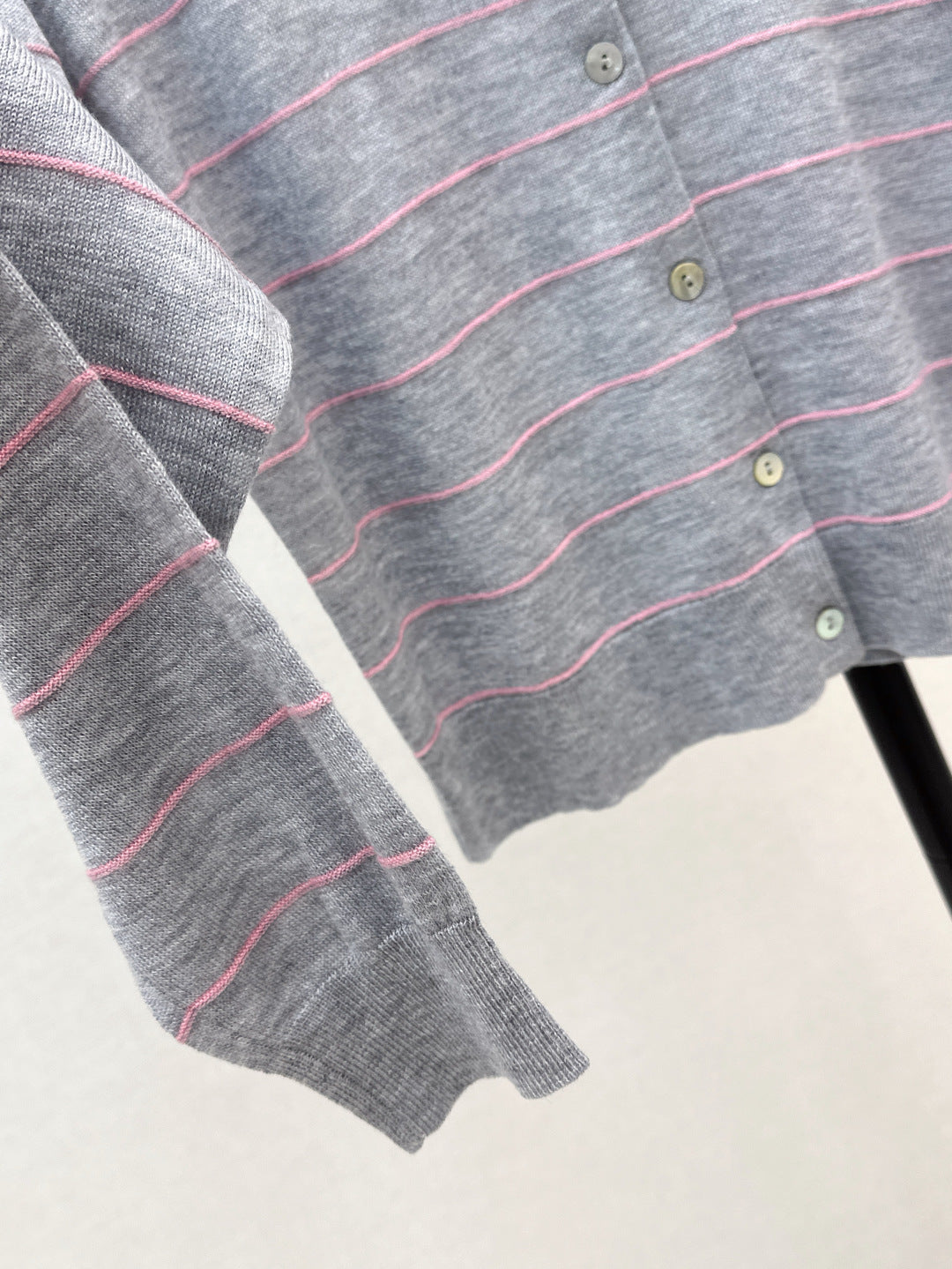 Saint lau 25fw knitted cardigan