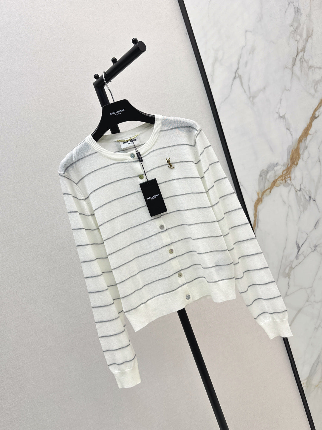 Saint lau 25fw knitted cardigan
