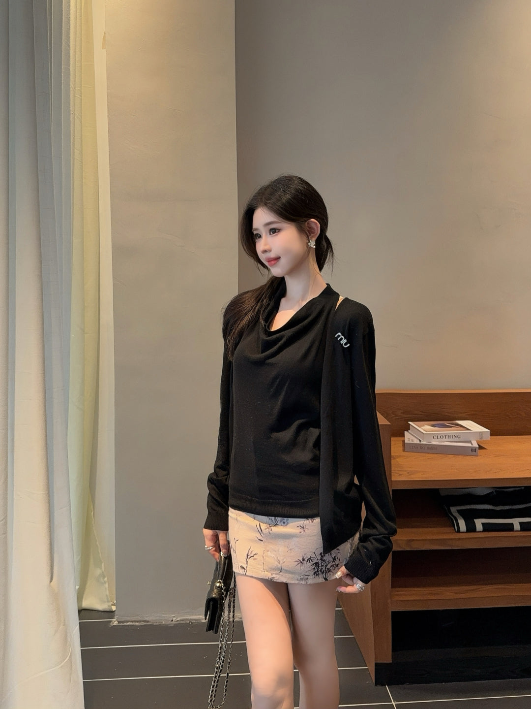 Miu 25fw knitted set