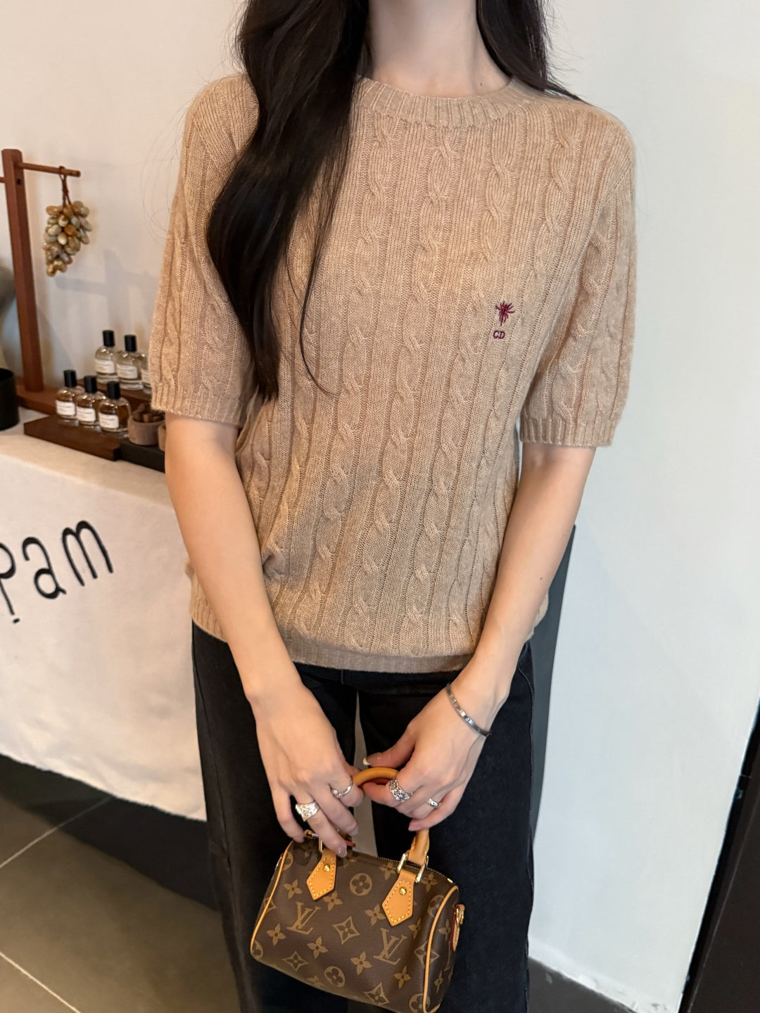 CD 25fw knitted sweater