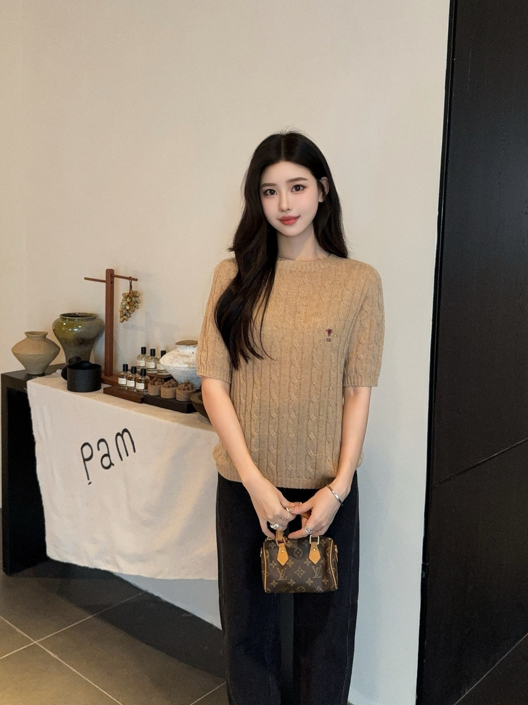 CD 25fw knitted sweater