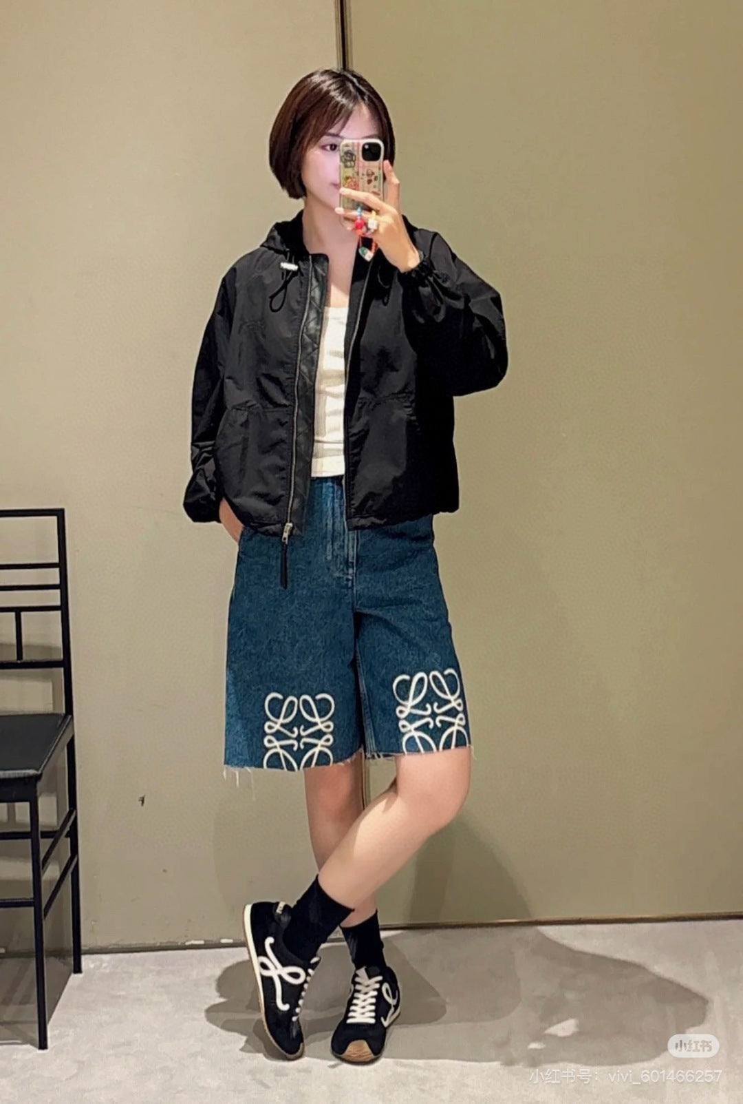 Loe 25fw hooded jacket