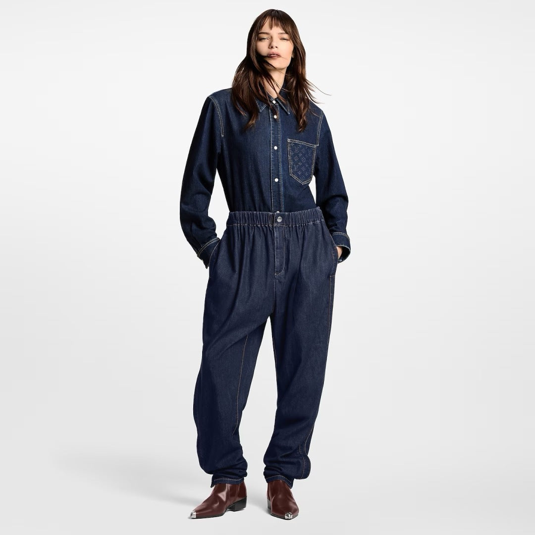 Louis 25fw jacquard jeans