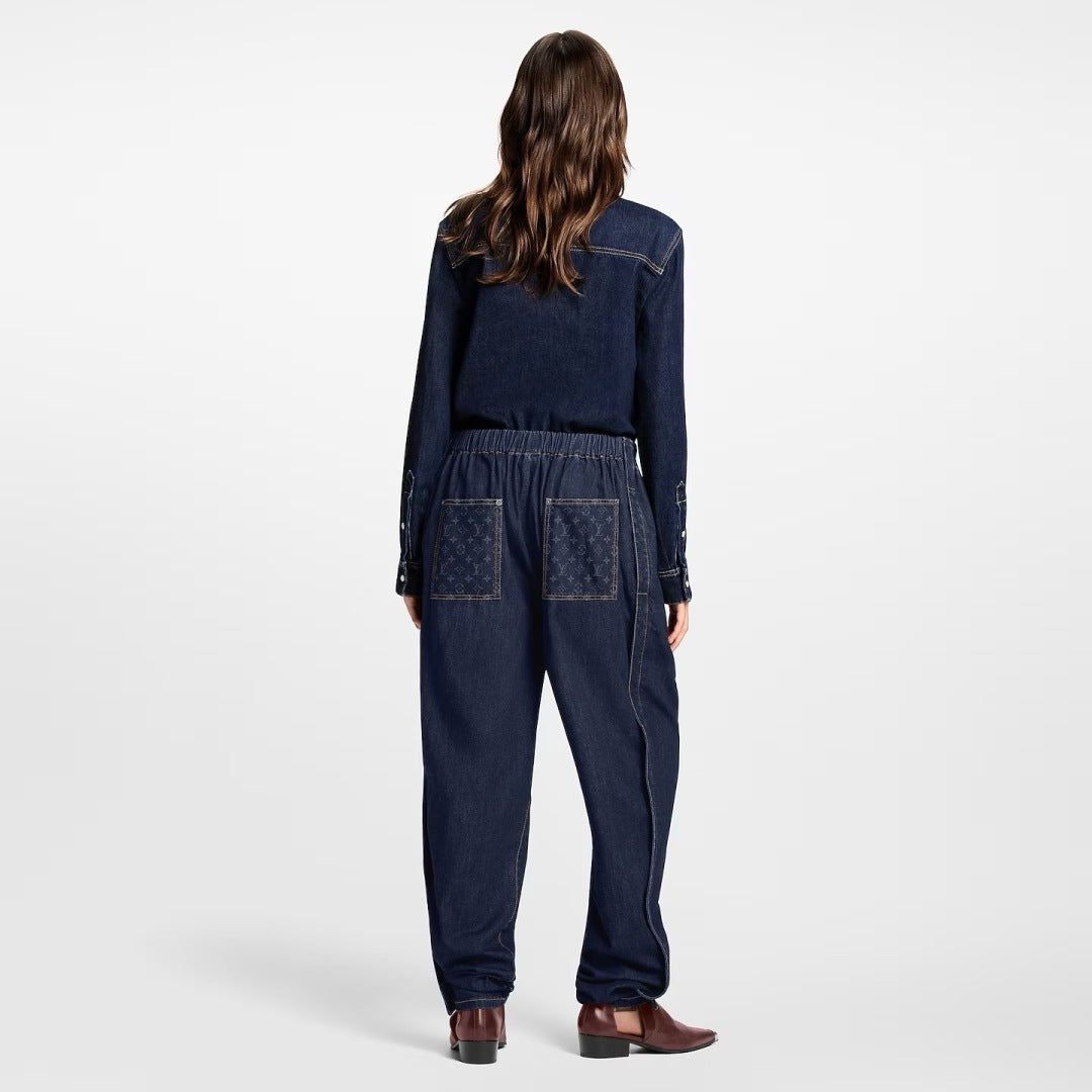 Louis 25fw jacquard jeans