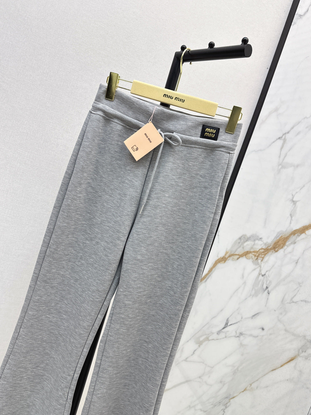 Miu 25fw drawstring pants
