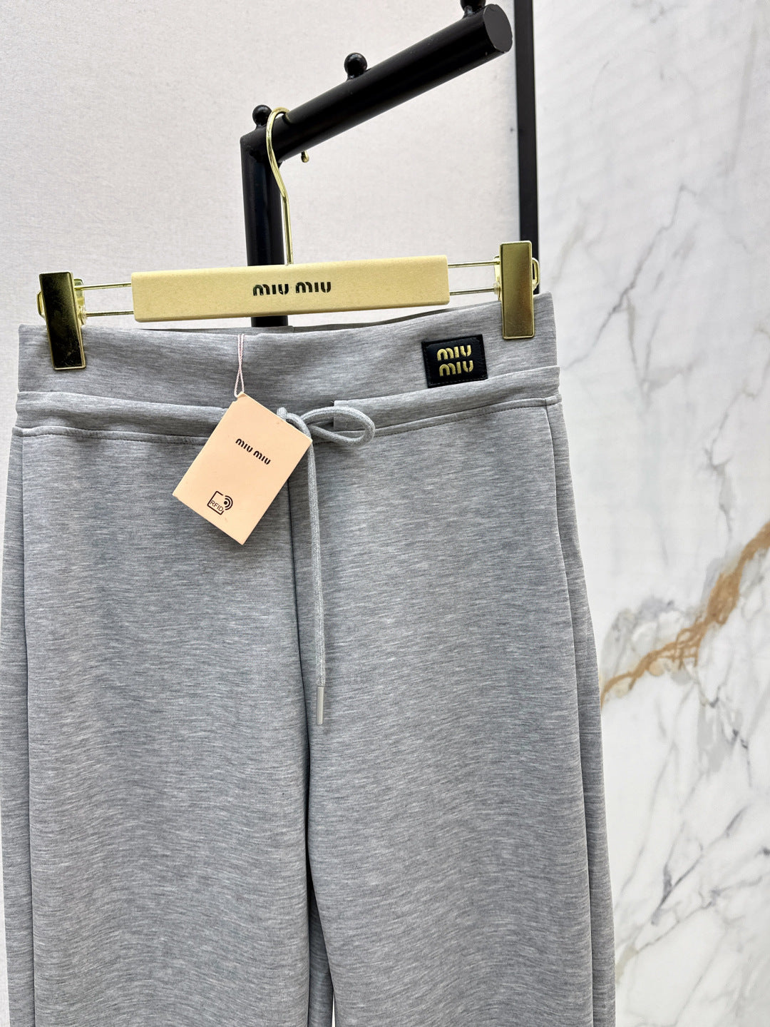 Miu 25fw drawstring pants