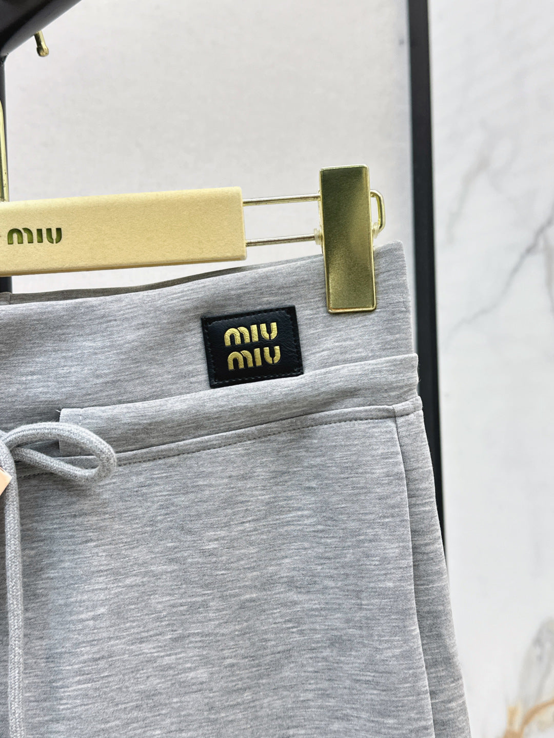 Miu 25fw drawstring pants