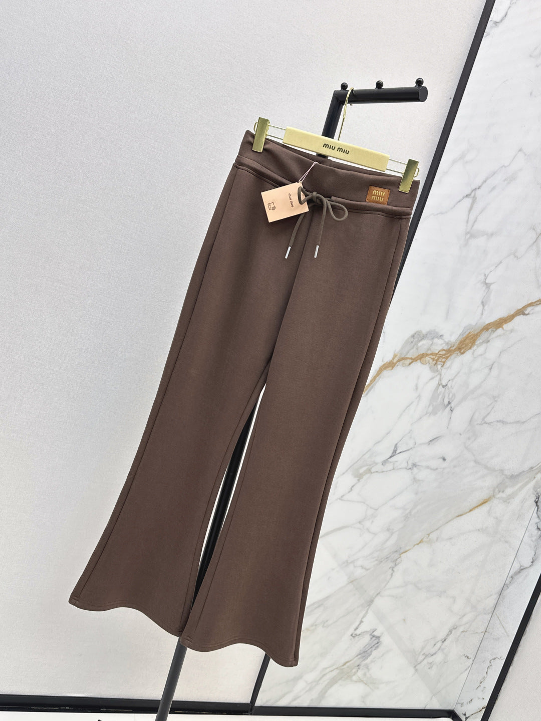 Miu 25fw drawstring pants