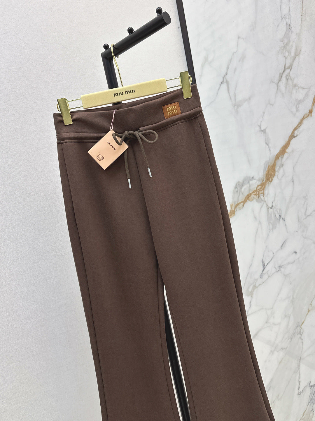 Miu 25fw drawstring pants