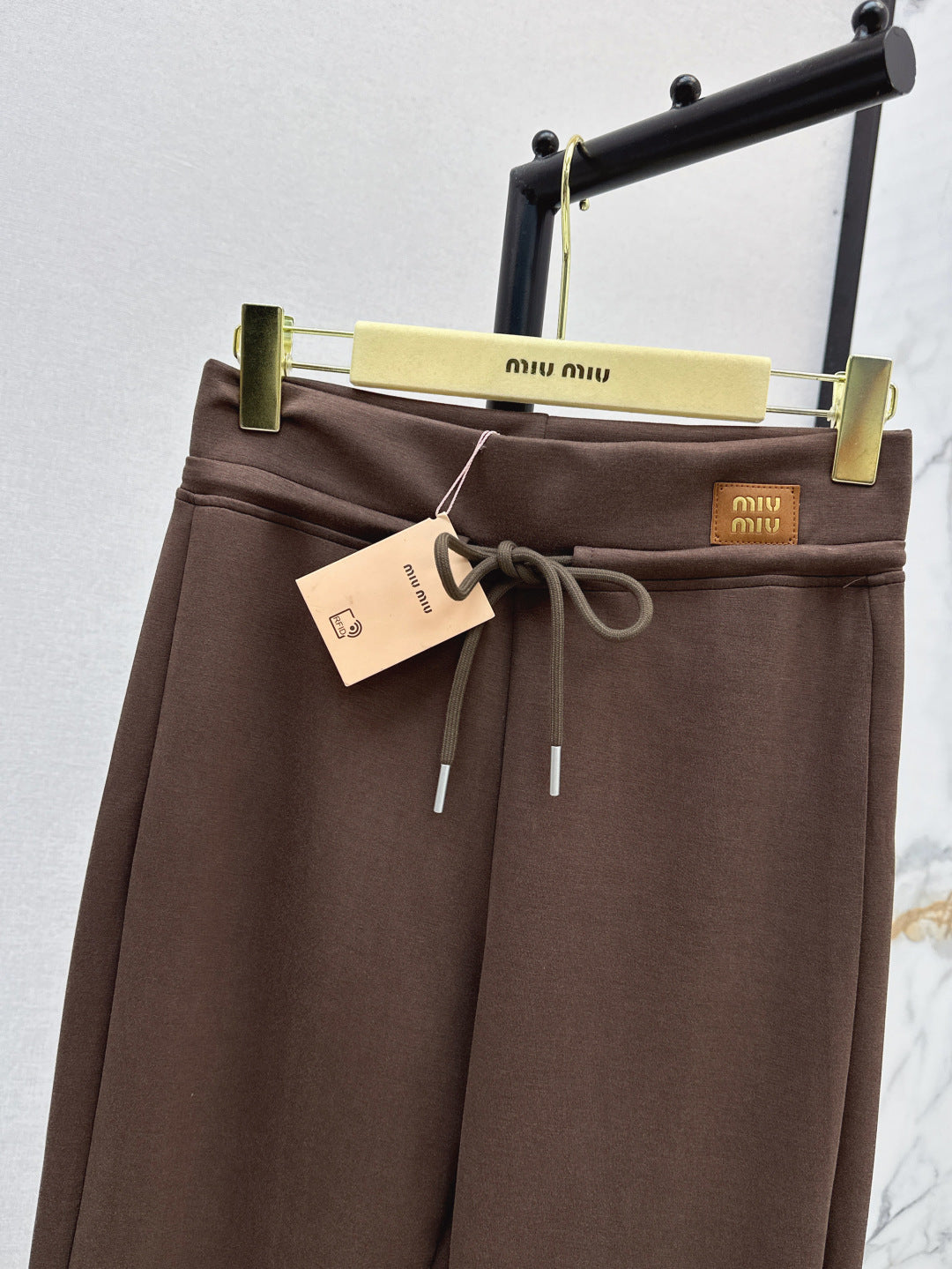 Miu 25fw drawstring pants