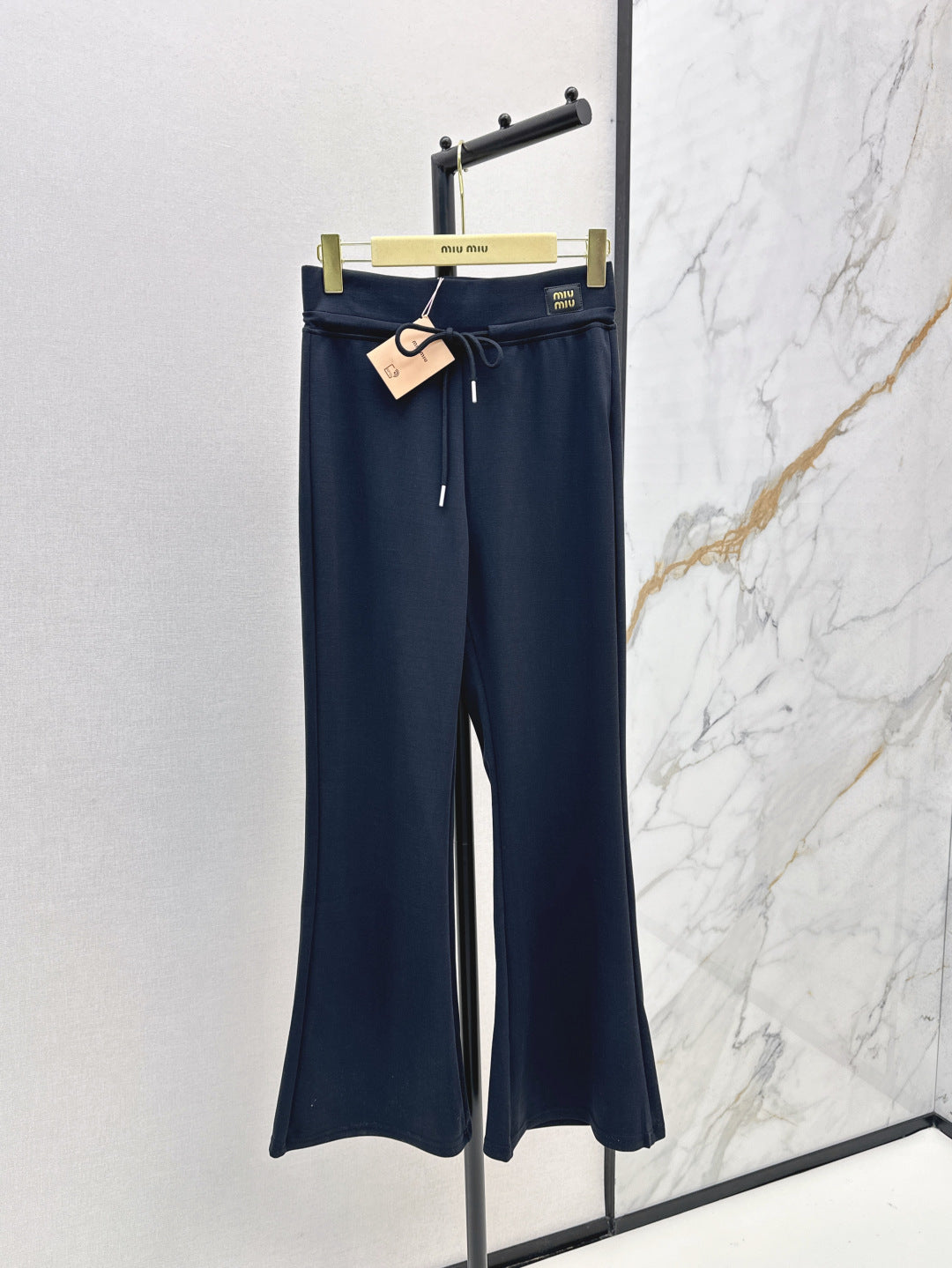 Miu 25fw drawstring pants