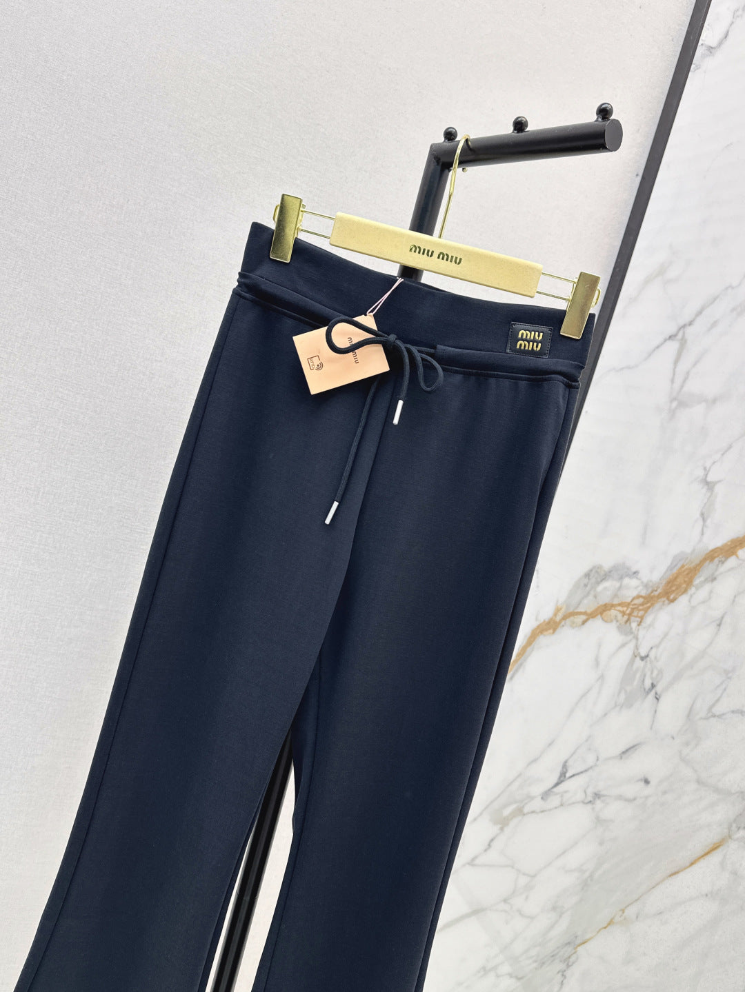 Miu 25fw drawstring pants