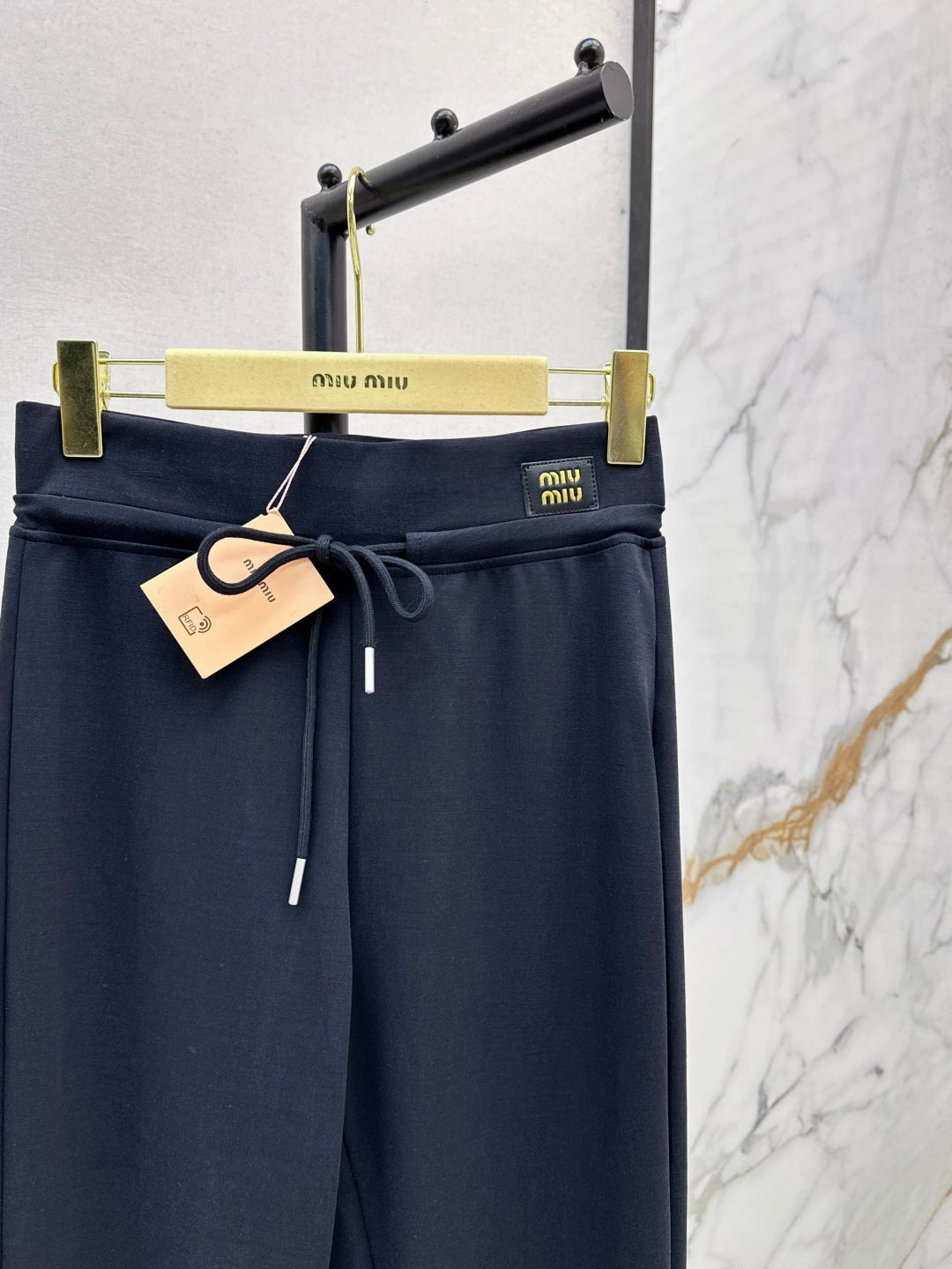 Miu 25fw drawstring pants